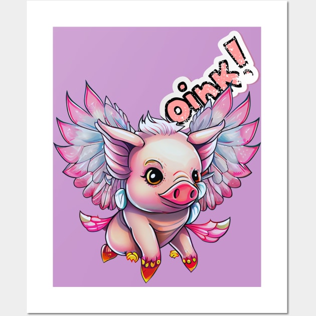 When Pigs Fly: Inspired Design Wall Art by Life2LiveDesign